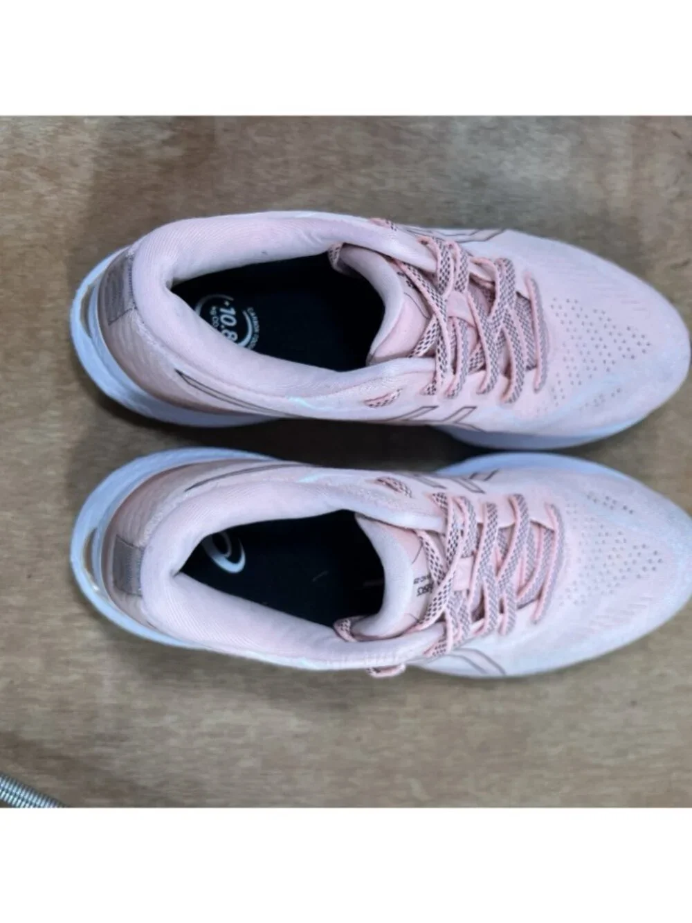 Asics Pink Athletic Running Shoes